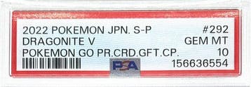 Pokémon - 1 Graded card -  292/S-P Promo card, Full