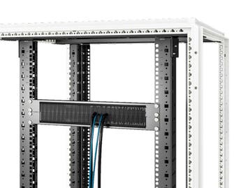 Rittal 19 Inch Kabelbeheer Paneel Met Borstel 1U - 5302202, Verzenden, Nieuw