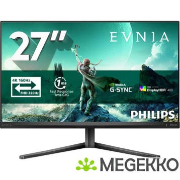 Philips Evnia 3000 27M2N3800A/00 27  4K 160Hz / FHD 320Hz, Verzenden