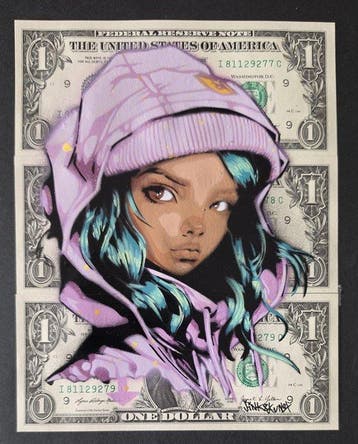 Jinks Kunst - Allyah - US banknote