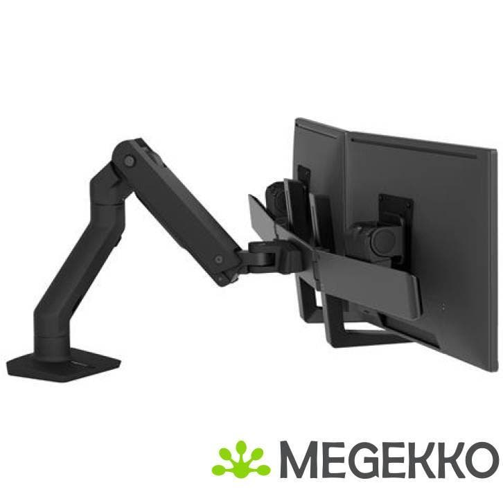 Ergotron HX Desk Dual 32  Monitor Arm Zwart 45-476-224, Informatique & Logiciels, Moniteurs, Envoi