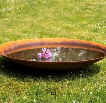 GoFire Soho Waterschaal cortenstaal 70 cm - SUPERDEAL, Verzenden, Nieuw
