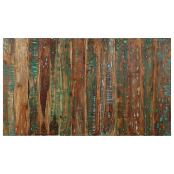 vidaXL Hoofdbord 140 cm massief gerecycled hout meerkleurig, Verzenden, Nieuw