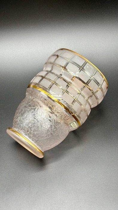 De Rupel Boom Glasfabriek - Paul Heller - Vaas - Nelly -, Antiquités & Art, Antiquités | Verre & Cristal