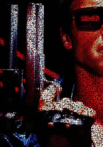 Terminator - Format XL 60x60 - Arnold Schwarzenneger, Verzamelen, Nieuw