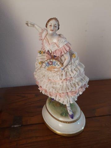 Capodimonte - Beeldje - Ballerina - Porselein, Antiquités & Art