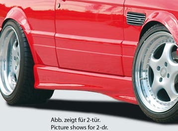 Rieger side skirt | 3er E30 - Lim., Touring, 4-drs. | l stuk, Verzenden, Nieuw, BMW