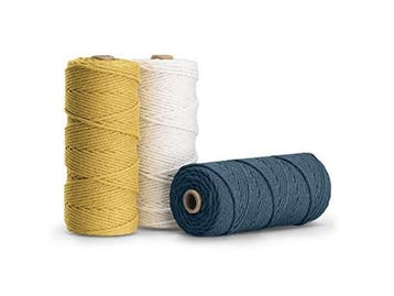 Veiling - Set van 3 macramékoorden, Nieuw