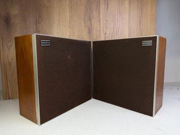 Sony - 70s Vintage - Speakerset Luidsprekerset