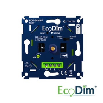 LED DIMMER | MATTER | DRUK/DRAAI | 0-250W (RLC), Verzenden