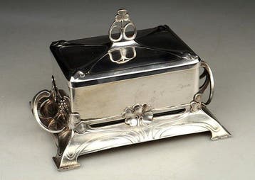 WMF / Geislingen - Beurrier - Plaqué(e) argent