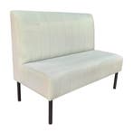 Horeca Bank | CALYPSO | Fluweel/Metaal | White | Zwarte, Verzenden