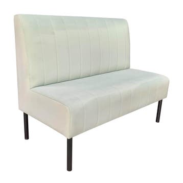 Horeca Bank | CALYPSO | Fluweel/Metaal | White | Zwarte, Verzenden, Nieuw in verpakking