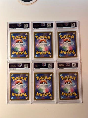 Pokémon - 6 Graded card - Pokémon - Ectoplasma, Dracolosse, Hobby & Loisirs créatifs