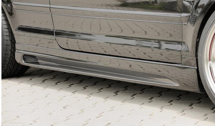 Rieger side skirt | A4 (8H): 04.02- - Cabrio | l stk carbonl, Auto-onderdelen, Carrosserie, Nieuw, Audi, Verzenden