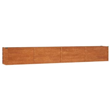 Plantenbak 320cm cortenstaal | Retour deal 36% korting, Tuin en Terras, 100 cm of meer, Verzenden, Nieuw, Metaal