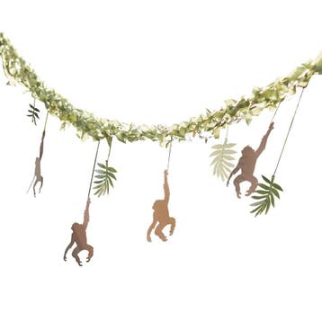Hangdecoratie Slinger Apen 4m, Verzenden, Nieuw