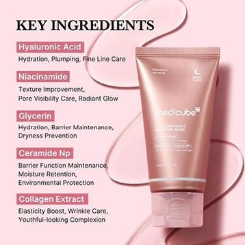 Medicube Collagen Night Wrapping Mask (Masker), Verzenden, Nieuw, Overige typen