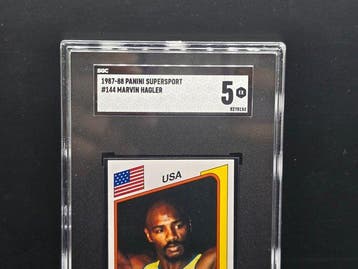 1987/88 Panini Supersport Marvin Hagler - SGC 5 - 1 Graded, Verzamelen, Nieuw