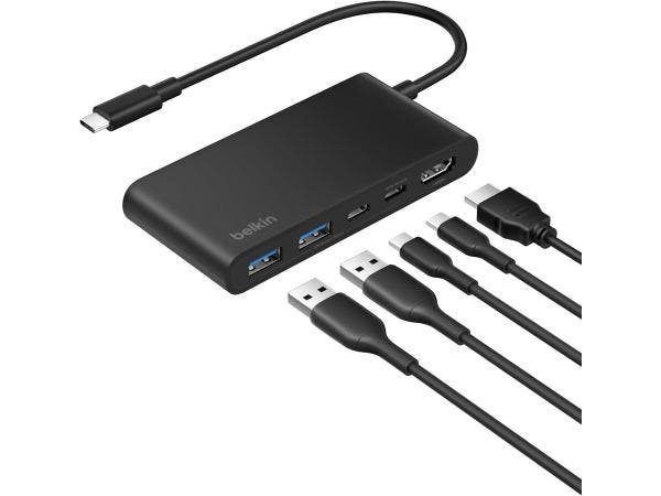 Veiling - Belkin USB C Hub - 5-poorts USB-C - 4K@60Hz HDMI -, Informatique & Logiciels, Stations d'accueil
