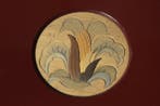 Inami Wood Carving Wall Panel “Corn” with Wooden Inlay by
