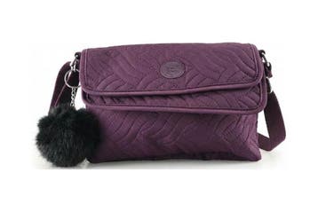 Kipling Schoudertas Paars, Verzenden, Zo goed als nieuw, Paars