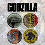 Godzilla Onderzetters (4x), Ophalen of Verzenden