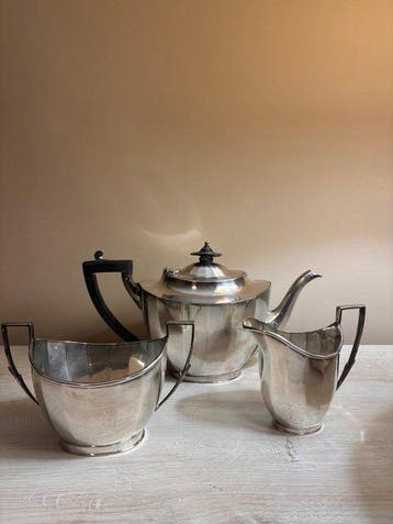 Mappin & Webb - Koffieservies (3) - Verzilverd