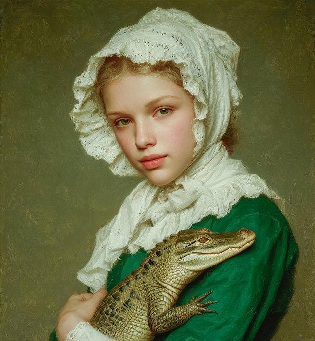 La Mama - Innocence Sauvage XXL - Œuvre unique 1/1, Antiek en Kunst, Kunst | Designobjecten