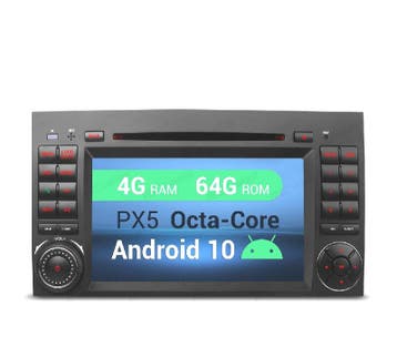 Autoradio Gps Android 10 Pour Mercedes A B Vito Sprinter, Verzenden, Nieuw
