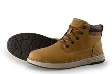 Skechers Veterboots in maat 42 Cognac, Kleding | Heren, Schoenen, Overige kleuren, Verzenden, Boots, Zo goed als nieuw