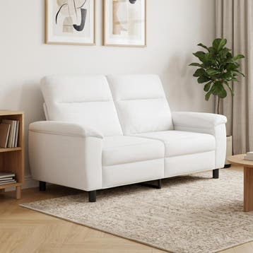 vidaXL bank / zetel Wit 178 x 90 x 95 cm Stof, Maison & Meubles, Verzenden