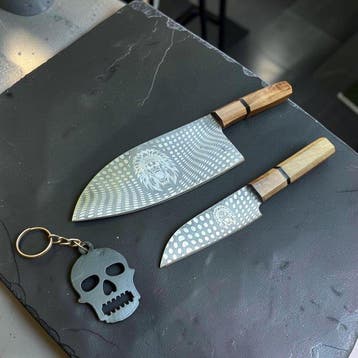 Keukenmes - Utility knife - Handgemaakte vintage