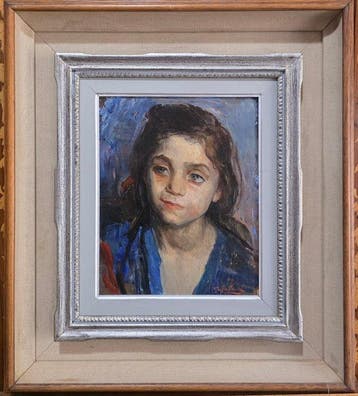 Rubens Capaldo (1908-1987) - Ritratto di bambina