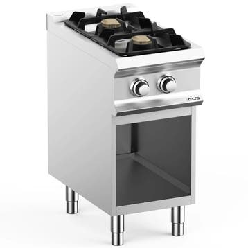 Fornuis | DOMINA PRO 700 | Gas | 2 Branders (2x 7kW) |, Verzenden, Nieuw in verpakking