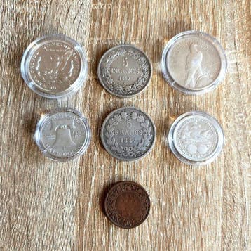Wereld. Collection of coins incl. silver