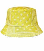Bucket Hat Hoedje – Paisley Patroon – One Size – Geel, Vêtements | Femmes, Chapeaux & Casquettes