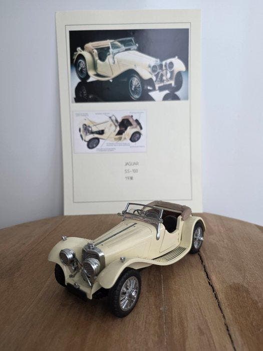 Franklin Mint Precision Models - 1:24 - 1938 Jaguar SS-100, Hobby en Vrije tijd, Modelauto's | 1:5 tot 1:12