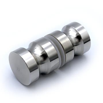 Douchedeurknop 701 rond 30mm - RVS, Doe-het-zelf en Bouw, Glas en Ramen, Verzenden, Nieuw