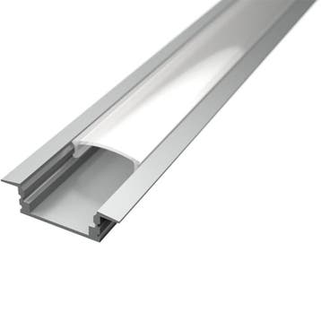LED Strip Profiel Velvalux Profi - Zilver Aluminium 1m Inbou, Verzenden, Nieuw