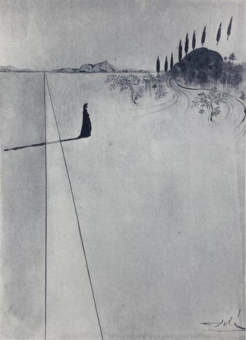 Salvador Dali (1904-1989) - The Delightful Mount - La Divine