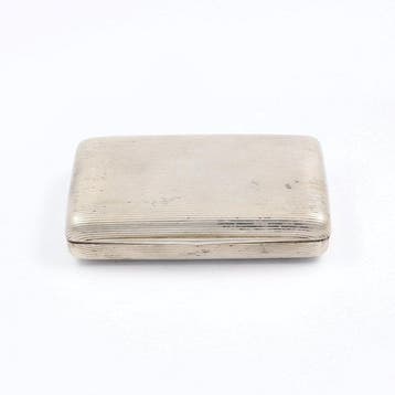 Ernst Gideon Bek - Boîte à tabac - Argent 830