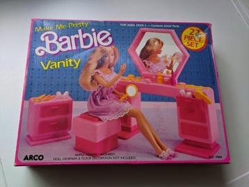 Barbie - Barbiepop Vanity - 1990-2000 - V.S., Antiek en Kunst