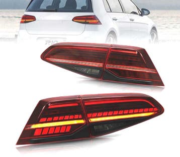 FEUX ARRIÈRE VOLKSWAGEN VW GOLF 7 7.5 12-20 LOOK 7.5 CLIGNOT, Verzenden