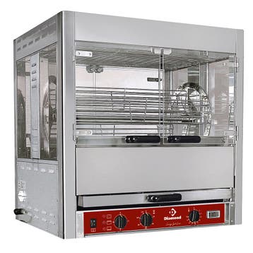 Kippengrill | 5 Korven | 25 Kippen | Elektrisch | 400V |, Verzenden