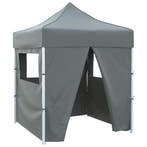 vidaXL Partytent met 4 zijwanden inklapbaar 2x2 m staal, Tuin en Terras, Partytenten, Verzenden, Nieuw