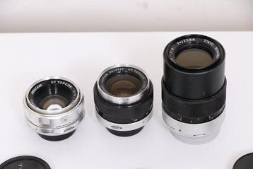 Topcon Tokyo Kogaku Topcor 3,5/35mm + 2/50mm + 4/135mm |, Nieuw
