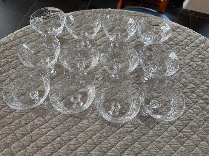 Val Saint Lambert - Drinkservies (49) - Kristal, Antiquités & Art, Antiquités | Meubles | Tables