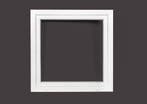 PVC raam draaikiep b100xh100 cm Wit, Gevelraam of Ruit, 80 tot 120 cm, 80 tot 120 cm, Nieuw