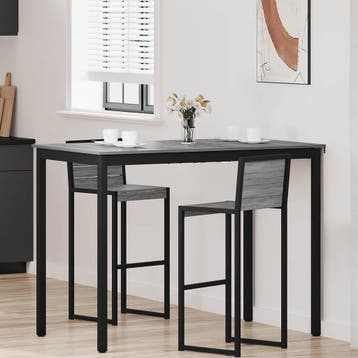 vidaXL Staande Bartafel Bewerkt hout Rechthoekig, Verzenden, Nieuw